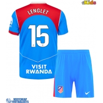 Atletico Madrid Clement Lenglet #15 Replica Third Minikit 2025-26 Short Sleeve (+ pants)